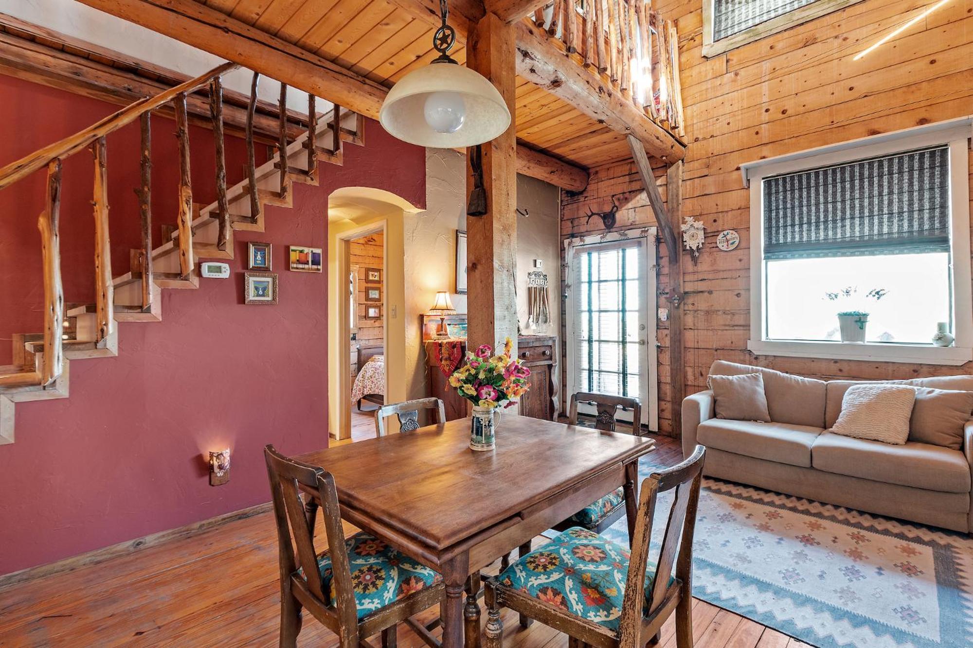 Mighty Oak Log Cabin Fredericksburg Bagian luar foto