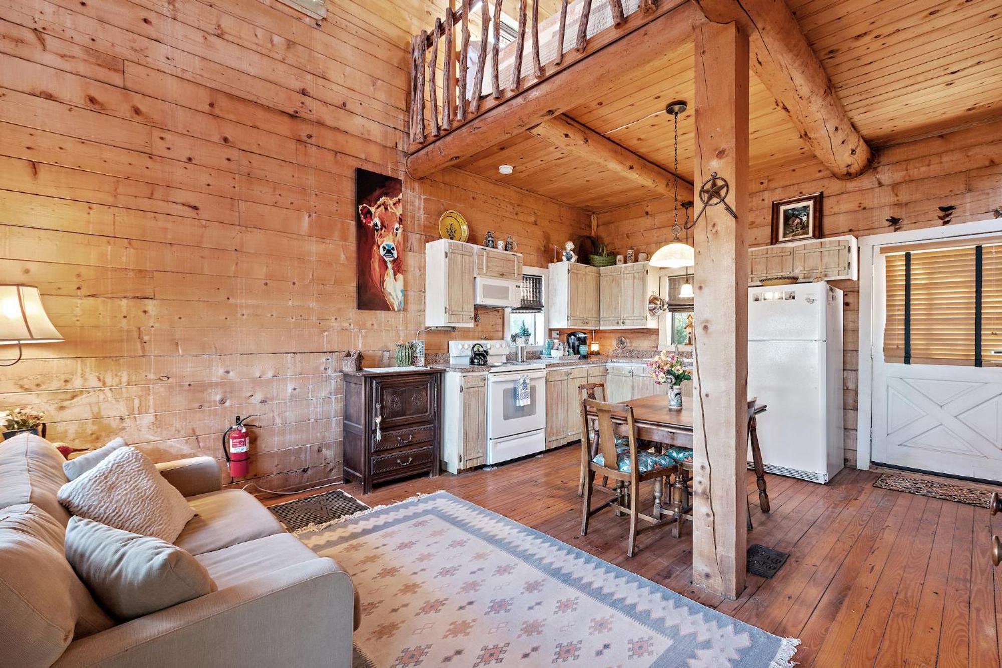 Mighty Oak Log Cabin Fredericksburg Bagian luar foto