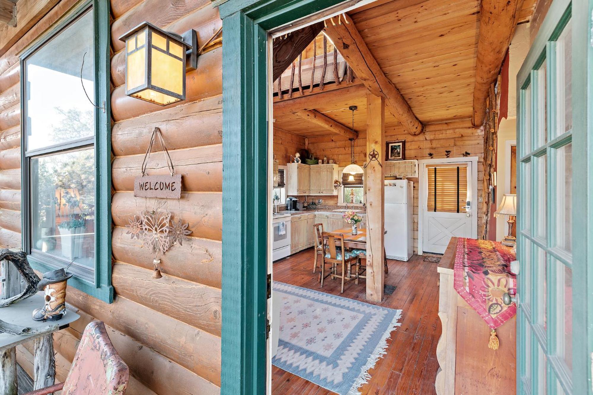 Mighty Oak Log Cabin Fredericksburg Bagian luar foto