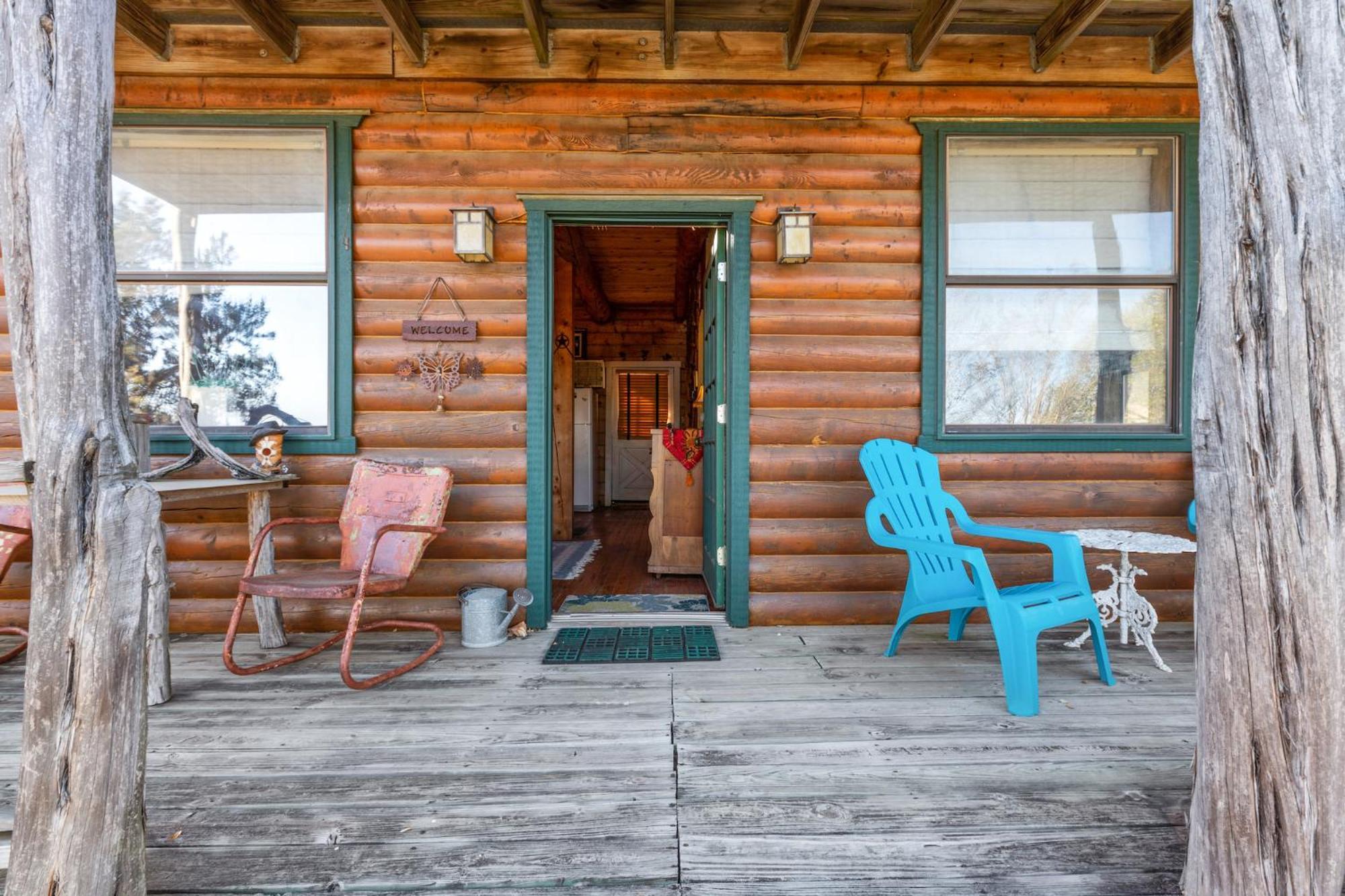 Mighty Oak Log Cabin Fredericksburg Bagian luar foto